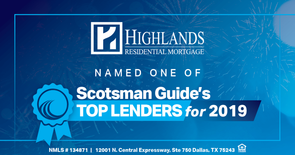 Scotsman Guide Top Lenders Highlands Mortgage